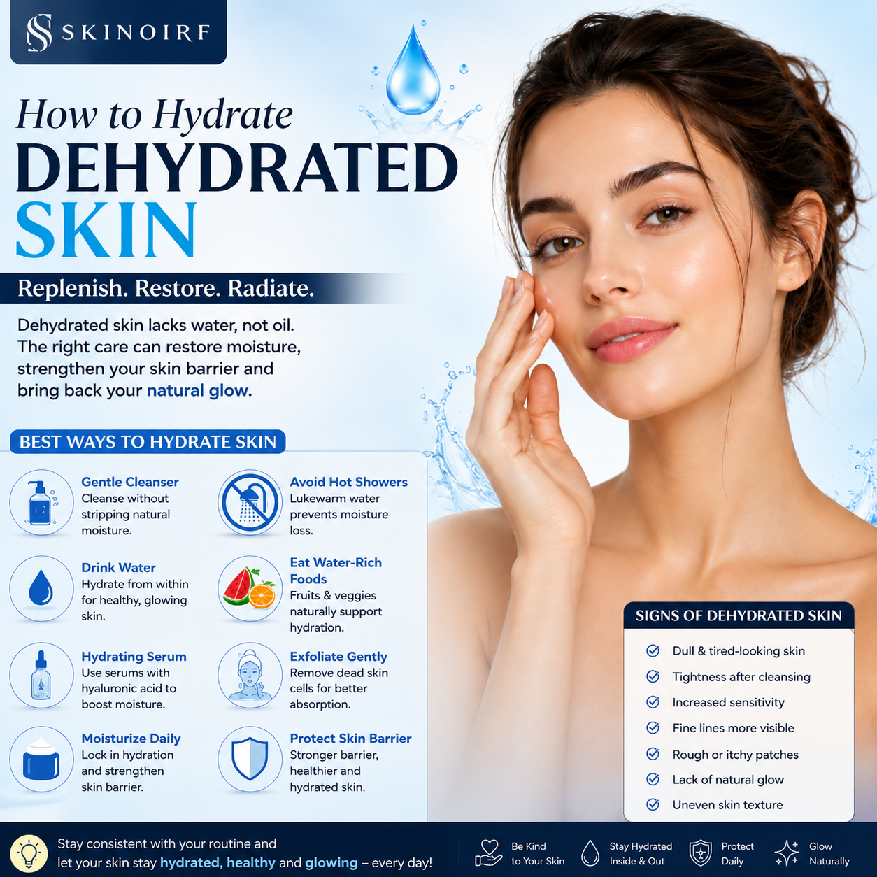 How to Hydrate Dehydrated Skin: Simple Ways to Restore Healthy, Glowing Skin