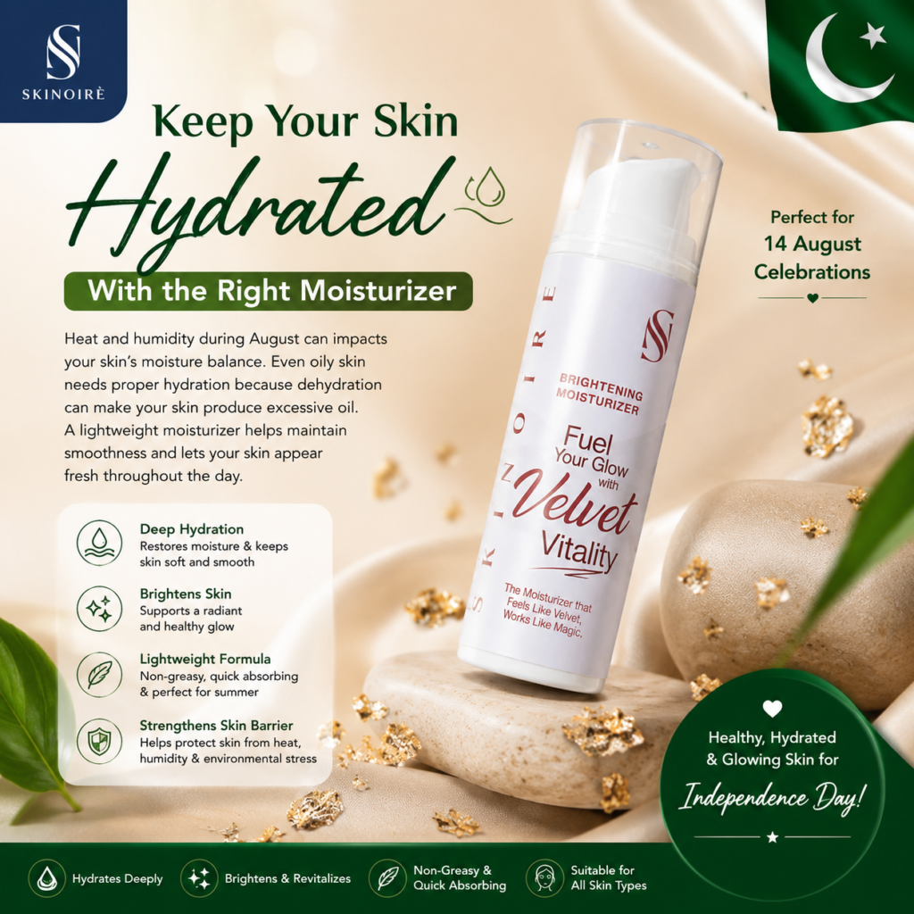 SKINOIRÈ Velvet Vitality Brightening Moisturizer for lightweight hydration, soft skin, and a natural glow.