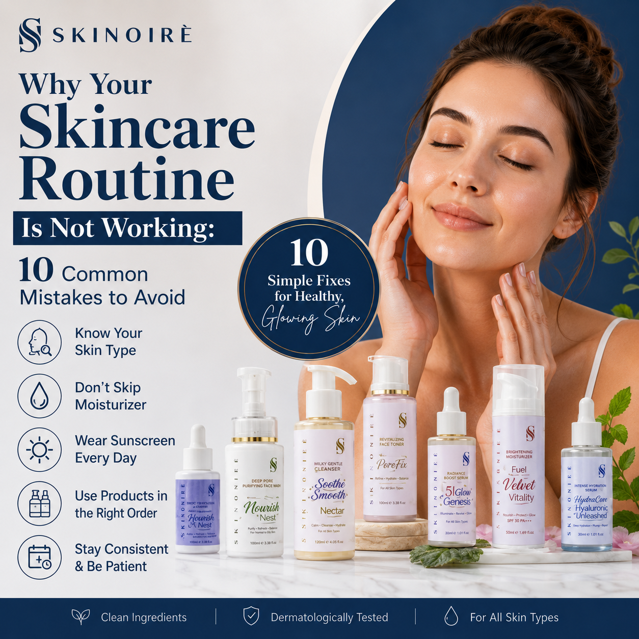 why your skincare routine is not working